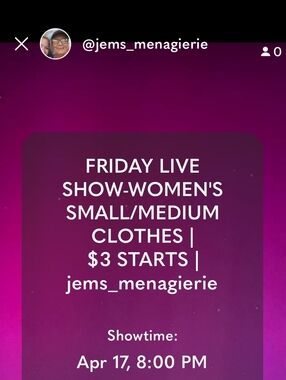 FRIDAY's THEME LIVE SHOWS NOTIFICATION |  jems_menagierie